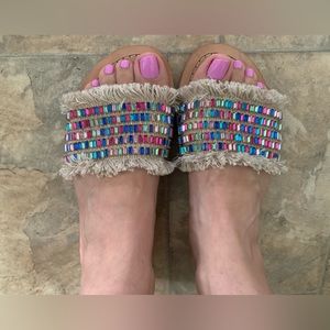 Kate Spade bejeweled sandals